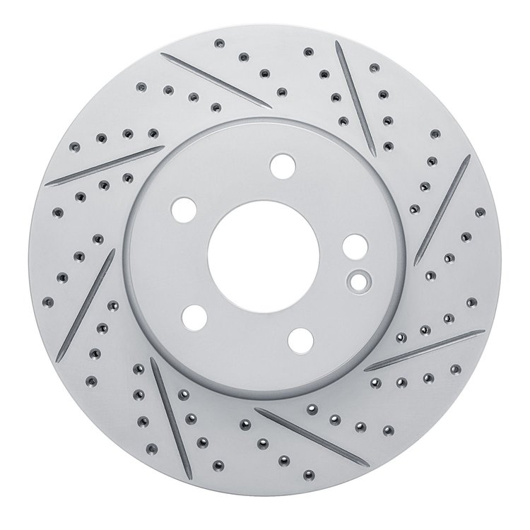 830-63158R Geoperformance Drilled/Slotted Brake Rotor, Fits Select Mercedes-Benz, Position: Front Right