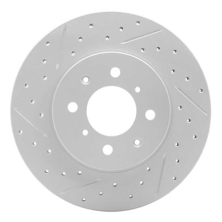 830-63159L Geoperformance Drilled/Slotted Brake Rotor, 2015-2019 Multiple Makes/Models, Position: Front Left
