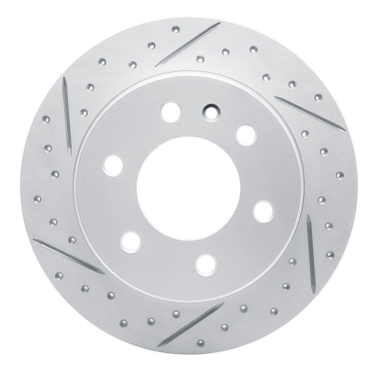 830-63174L Geoperformance Drilled/Slotted Brake Rotor, Fits Select Multiple Makes/Models, Position: Rear Left,Rr Left