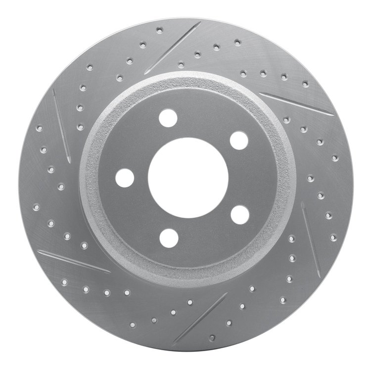830-63184L Geoperformance Drilled/Slotted Brake Rotor, Fits Select Mercedes-Benz, Position: Rear Left