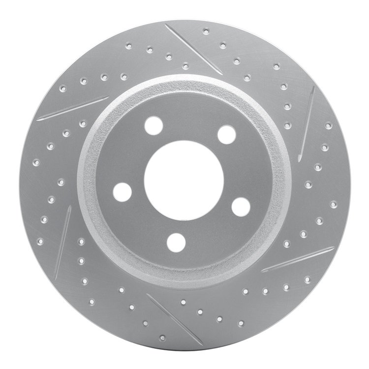 830-63187R Geoperformance Drilled/Slotted Brake Rotor, Fits Select Mercedes-Benz, Position: Rear Right