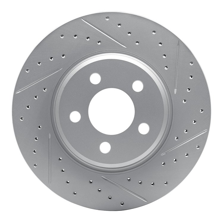 830-63199R Geoperformance Drilled/Slotted Brake Rotor, Fits Select Mercedes-Benz, Position: Rear Right