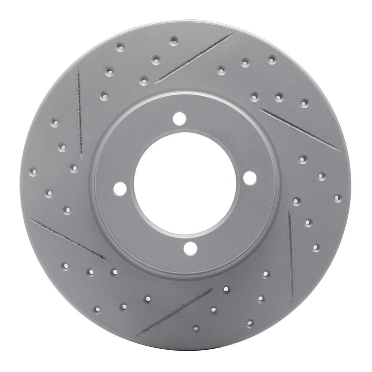 830-67009L Geoperformance Drilled/Slotted Brake Rotor, 1970-1973 Infiniti/Nissan, Position: Front Left