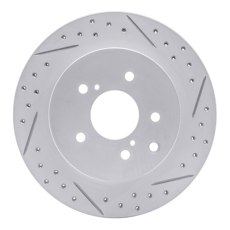 830-67034R Geoperformance Drilled/Slotted Brake Rotor, 1989-1996 Infiniti/Nissan, Position: Rear Right