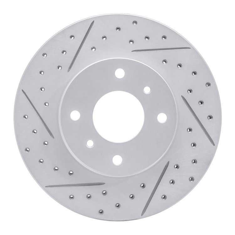 830-67040L Geoperformance Drilled/Slotted Brake Rotor, 1993-2006 Infiniti/Nissan, Position: Front Left