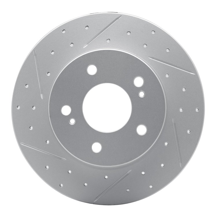 830-67043L Geoperformance Drilled/Slotted Brake Rotor, 1994-2004 Infiniti/Nissan, Position: Rear Left