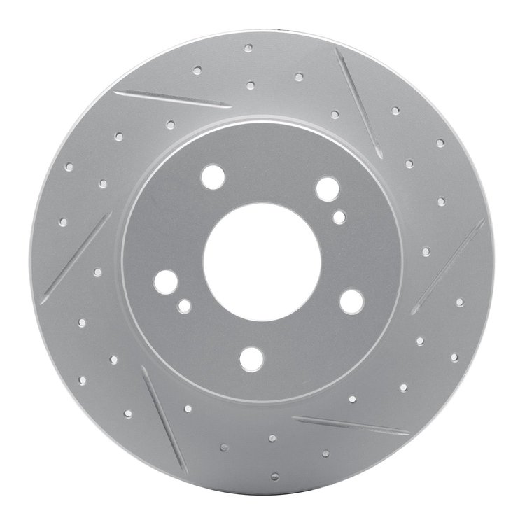 830-67043R Geoperformance Drilled/Slotted Brake Rotor, 1994-2004 Infiniti/Nissan, Position: Rear Right