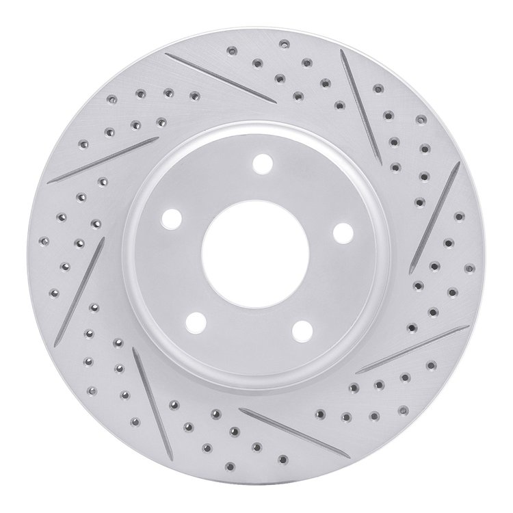 830-67049R Geoperformance Drilled/Slotted Brake Rotor, 2002-2006 Infiniti/Nissan, Position: Front Right