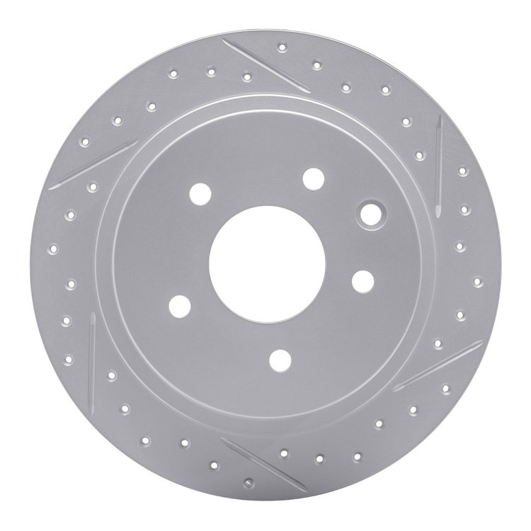 830-67050R Geoperformance Drilled/Slotted Brake Rotor, Fits Select Multiple Makes/Models, Position: Rear Right