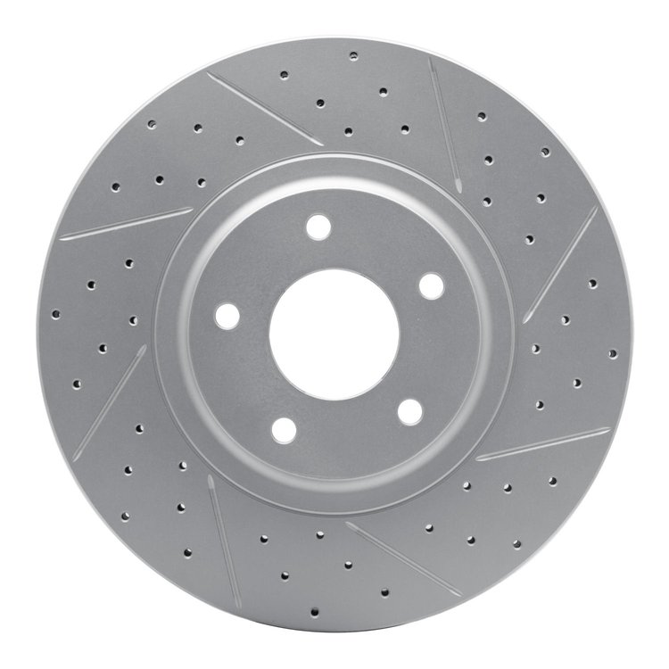 830-67051R Geoperformance Drilled/Slotted Brake Rotor, 2003-2005 Infiniti/Nissan, Position: Front Right