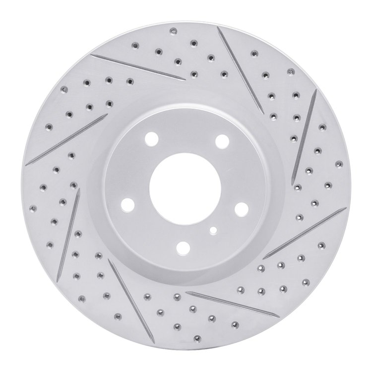 830-67052R Geoperformance Drilled/Slotted Brake Rotor, Fits Select Infiniti/Nissan, Position: Front Right
