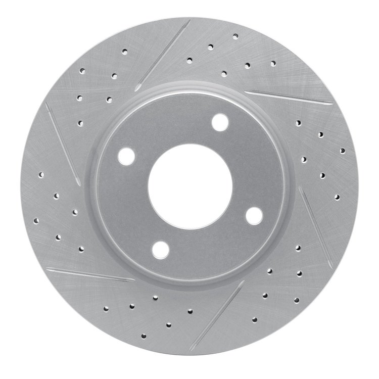 830-67056L Geoperformance Drilled/Slotted Brake Rotor, 2007-2014 Infiniti/Nissan, Position: Front Left