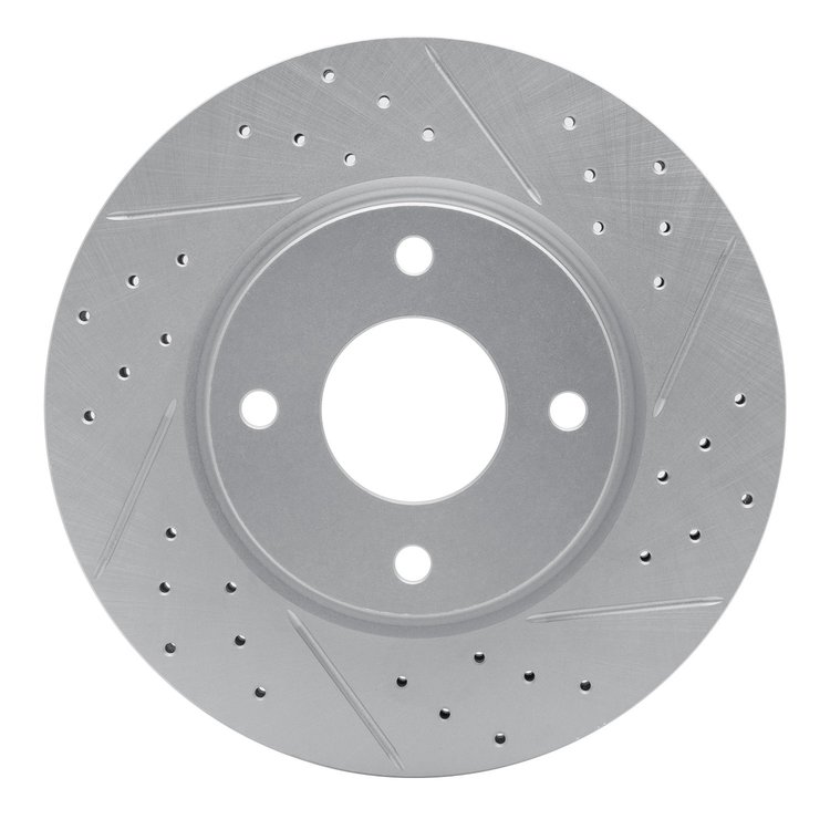 830-67056R Geoperformance Drilled/Slotted Brake Rotor, 2007-2014 Infiniti/Nissan, Position: Front Right