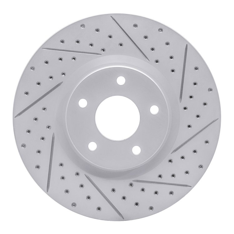 830-67059R Geoperformance Drilled/Slotted Brake Rotor, 2007-2017 Multiple Makes/Models, Position: Front Right