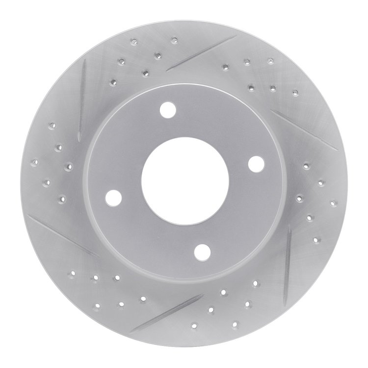 830-67062L Geoperformance Drilled/Slotted Brake Rotor, 2007-2017 Infiniti/Nissan, Position: Front Left