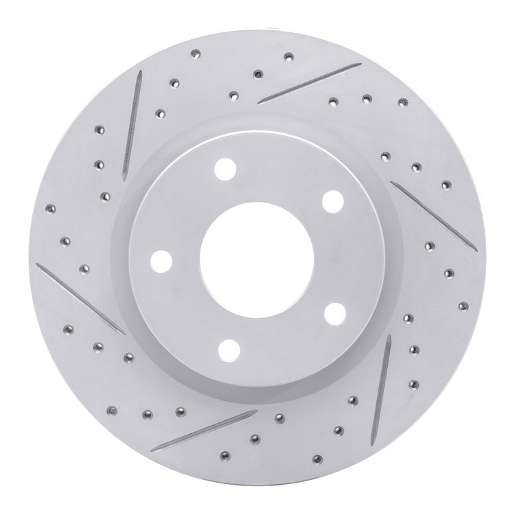 830-67064L Geoperformance Drilled/Slotted Brake Rotor, 2013-2019 Infiniti/Nissan, Position: Front Left