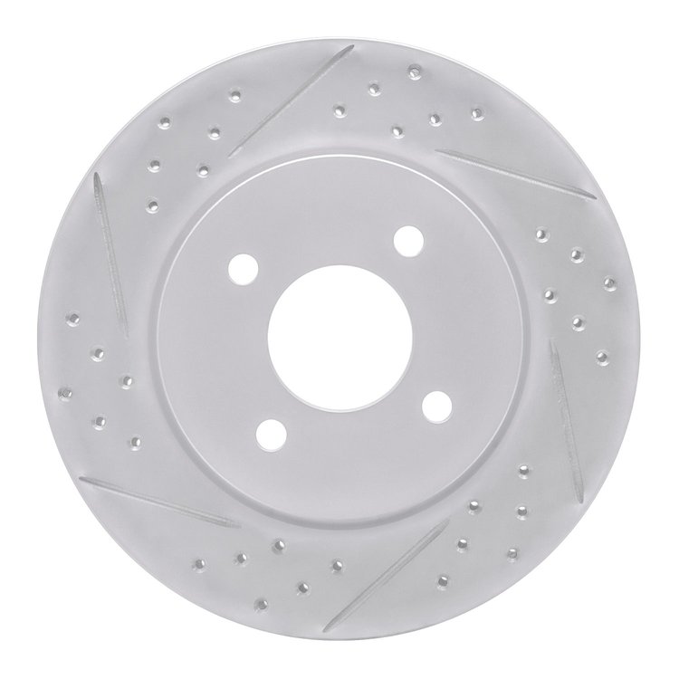 830-67065L Geoperformance Drilled/Slotted Brake Rotor, 2011-2019 Infiniti/Nissan, Position: Front Left