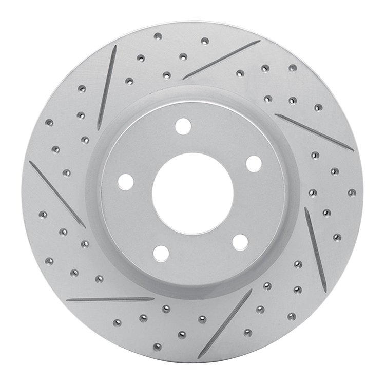 830-67066L Geoperformance Drilled/Slotted Brake Rotor, Fits Select Infiniti/Nissan, Position: Front Left