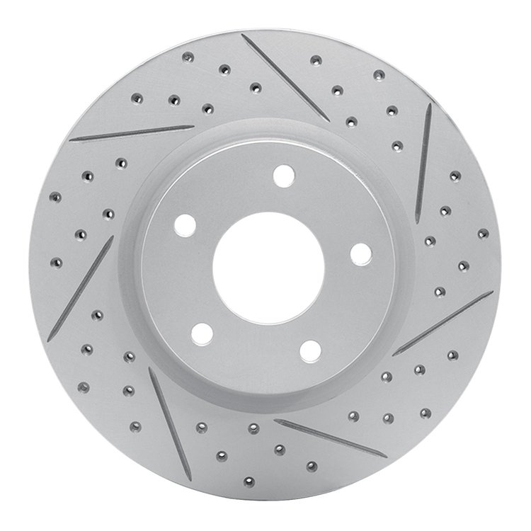 830-67066R Geoperformance Drilled/Slotted Brake Rotor, Fits Select Infiniti/Nissan, Position: Front Right