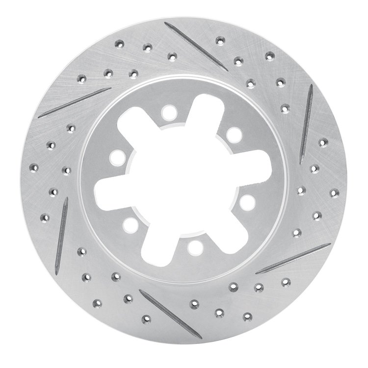 830-67081R Geoperformance Drilled/Slotted Brake Rotor, 1985-1997 Infiniti/Nissan, Position: Front Right