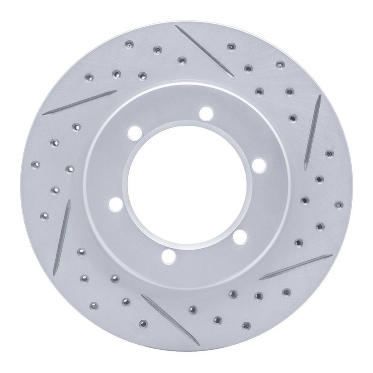 830-67085R Geoperformance Drilled/Slotted Brake Rotor, 1998-2015 Infiniti/Nissan, Position: Front Right