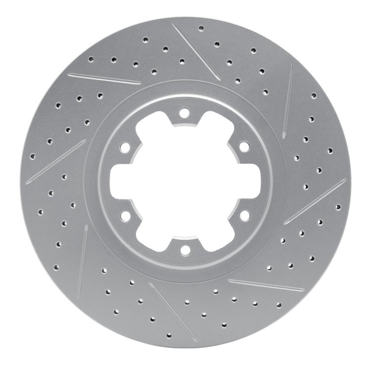830-67086R Geoperformance Drilled/Slotted Brake Rotor, 1998-2004 Infiniti/Nissan, Position: Front Right
