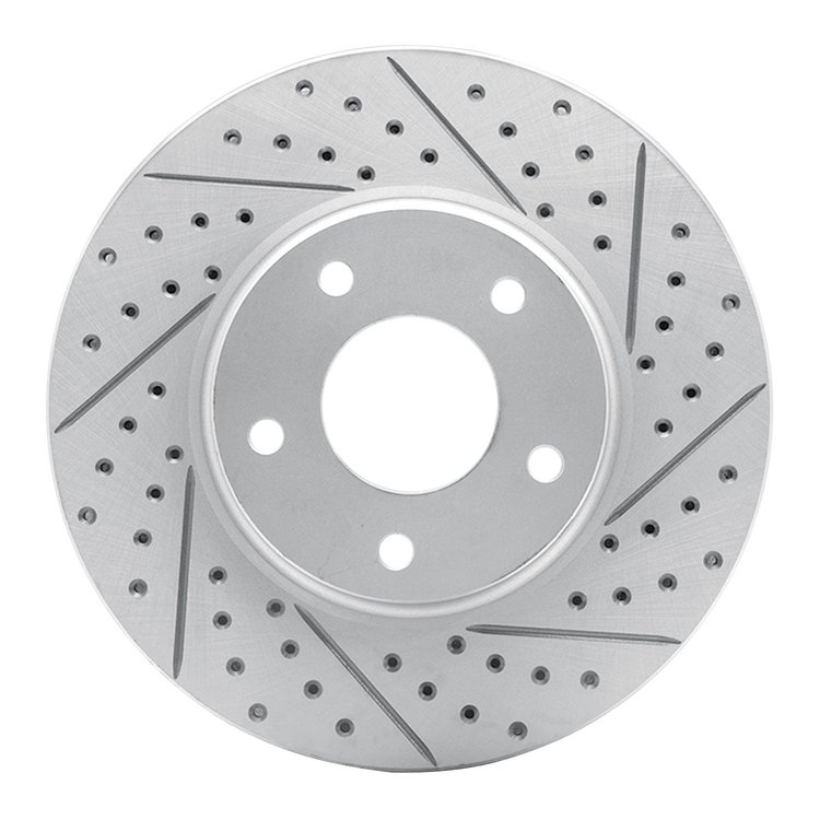 830-67087R Geoperformance Drilled/Slotted Brake Rotor, 2002-2017 Infiniti/Nissan, Position: Front Right