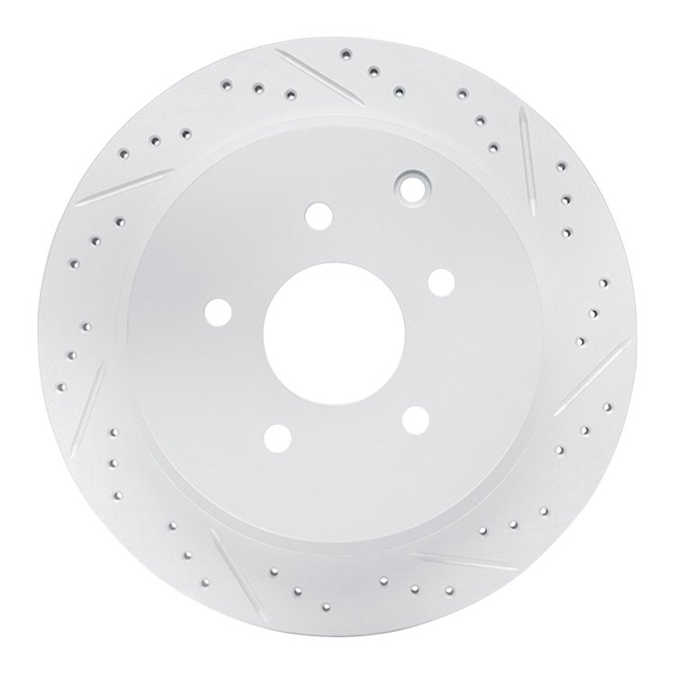 830-67089R Geoperformance Drilled/Slotted Brake Rotor, Fits Select Infiniti/Nissan, Position: Rear Right
