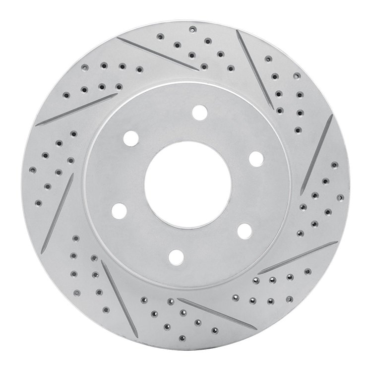830-67091R Geoperformance Drilled/Slotted Brake Rotor, 2004-2005 Infiniti/Nissan, Position: Front Right