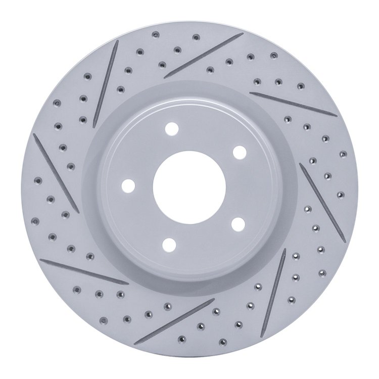 830-67105L Geoperformance Drilled/Slotted Brake Rotor, Fits Select Infiniti/Nissan, Position: Front Left