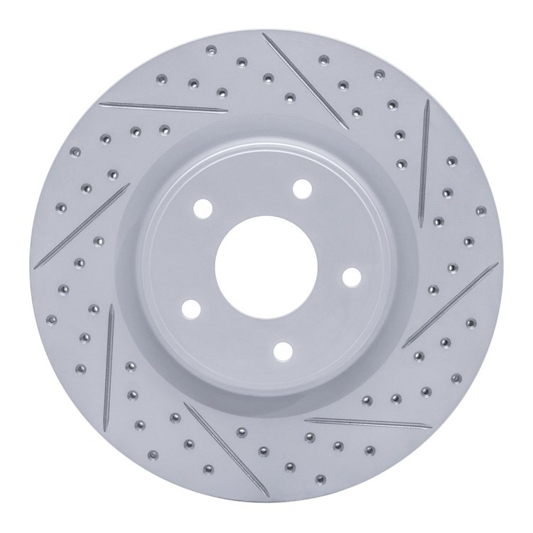 830-67105R Geoperformance Drilled/Slotted Brake Rotor, Fits Select Infiniti/Nissan, Position: Front Right