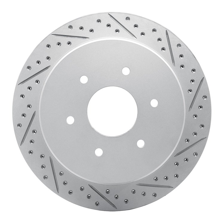 830-67110R Geoperformance Drilled/Slotted Brake Rotor, Fits Select Infiniti/Nissan, Position: Rear Right