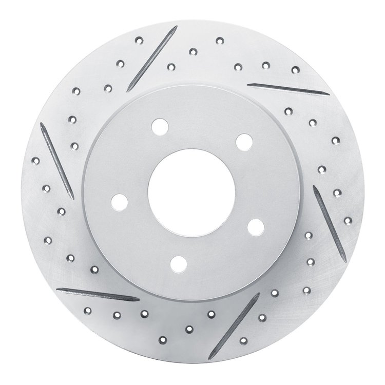 830-67113L Geoperformance Drilled/Slotted Brake Rotor, Fits Select Infiniti/Nissan, Position: Rear Left