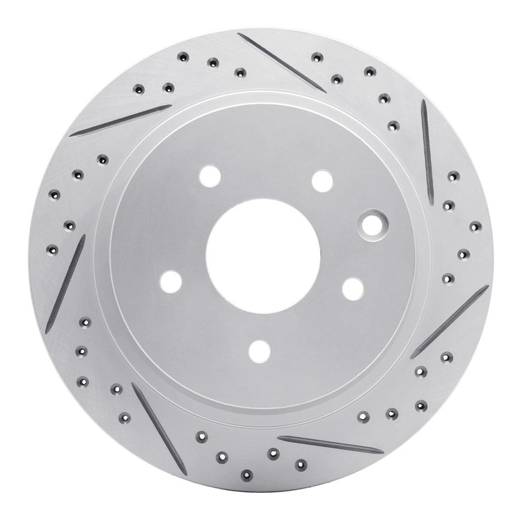 830-68006R Geoperformance Drilled/Slotted Brake Rotor, 2002-2006 Infiniti/Nissan, Position: Rear Right