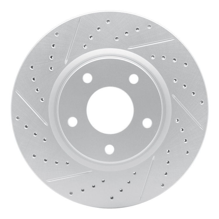 830-68007L Geoperformance Drilled/Slotted Brake Rotor, 2003-2005 Infiniti/Nissan, Position: Front Left