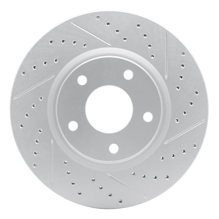 830-68007R Geoperformance Drilled/Slotted Brake Rotor, 2003-2005 Infiniti/Nissan, Position: Front Right