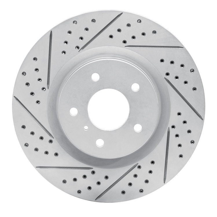 830-68008L Geoperformance Drilled/Slotted Brake Rotor, 2003-2008 Infiniti/Nissan, Position: Front Left