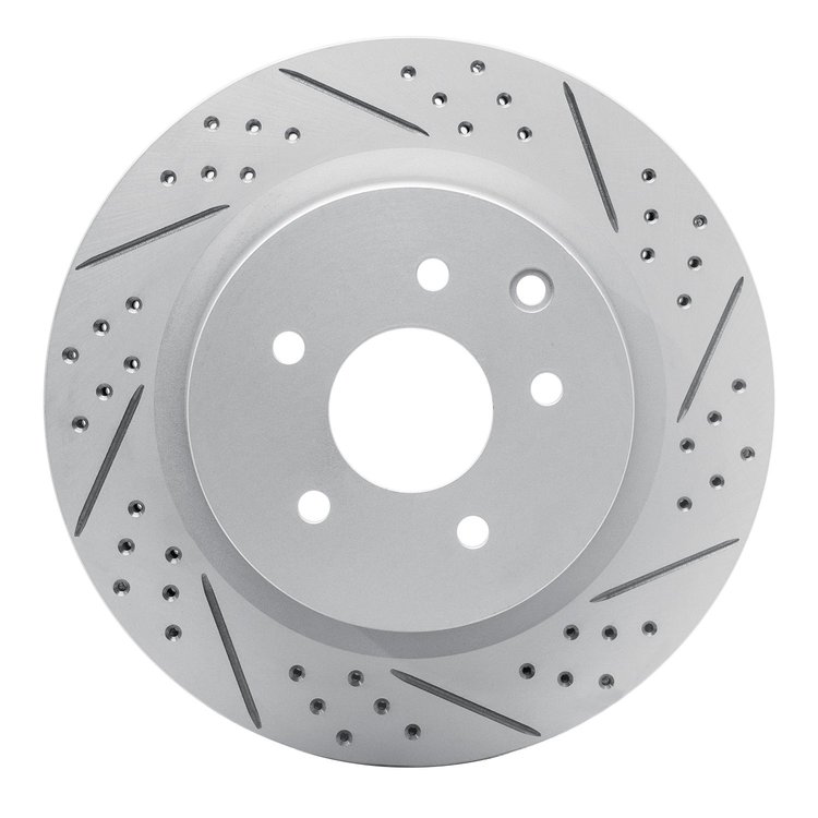 830-68009R Geoperformance Drilled/Slotted Brake Rotor, 2003-2008 Infiniti/Nissan, Position: Rear Right