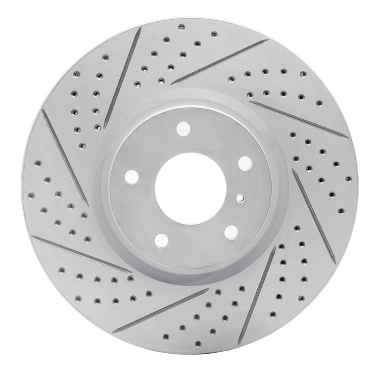 830-68011L Geoperformance Drilled/Slotted Brake Rotor, 2007-2015 Infiniti/Nissan, Position: Front Left