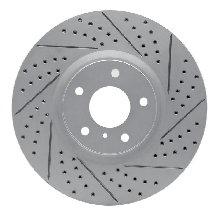 830-68011R Geoperformance Drilled/Slotted Brake Rotor, 2007-2015 Infiniti/Nissan, Position: Front Right