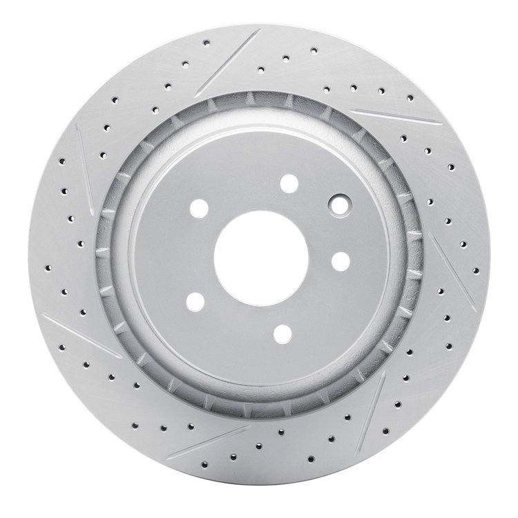 830-68013L Geoperformance Drilled/Slotted Brake Rotor, Fits Select Infiniti/Nissan, Position: Rear Left