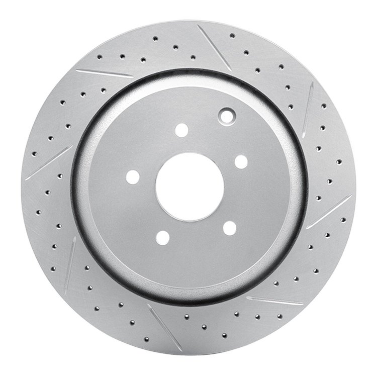 830-68015R Geoperformance Drilled/Slotted Brake Rotor, Fits Select Infiniti/Nissan, Position: Rear Right