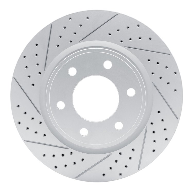 830-68016L Geoperformance Drilled/Slotted Brake Rotor, Fits Select Infiniti/Nissan, Position: Front Left