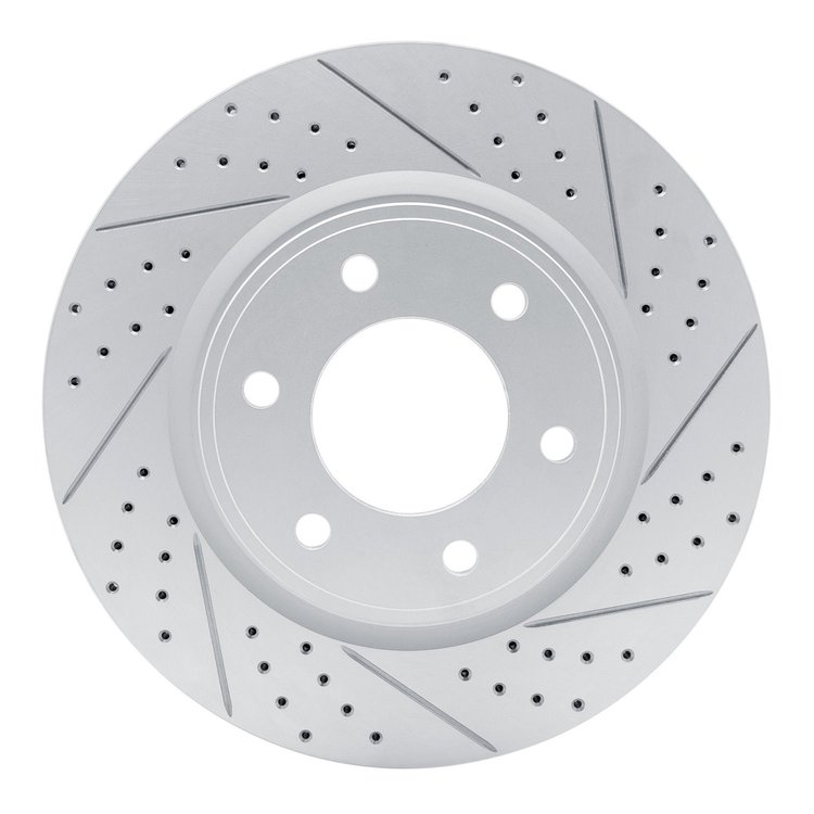 830-68016R Geoperformance Drilled/Slotted Brake Rotor, Fits Select Infiniti/Nissan, Position: Front Right
