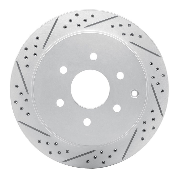 830-68017L Geoperformance Drilled/Slotted Brake Rotor, Fits Select Infiniti/Nissan, Position: Rear Left