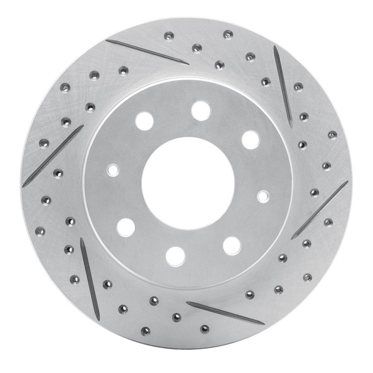 830-72022R Geoperformance Drilled/Slotted Brake Rotor, 1988-2007 Multiple Makes/Models, Position: Front Right