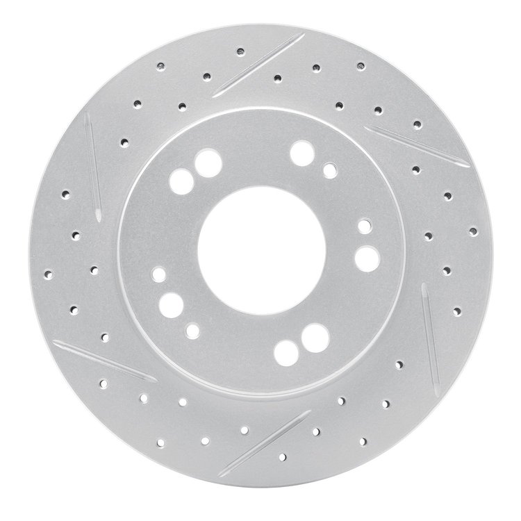 830-72023L Geoperformance Drilled/Slotted Brake Rotor, 1990-2005 Multiple Makes/Models, Position: Front Left