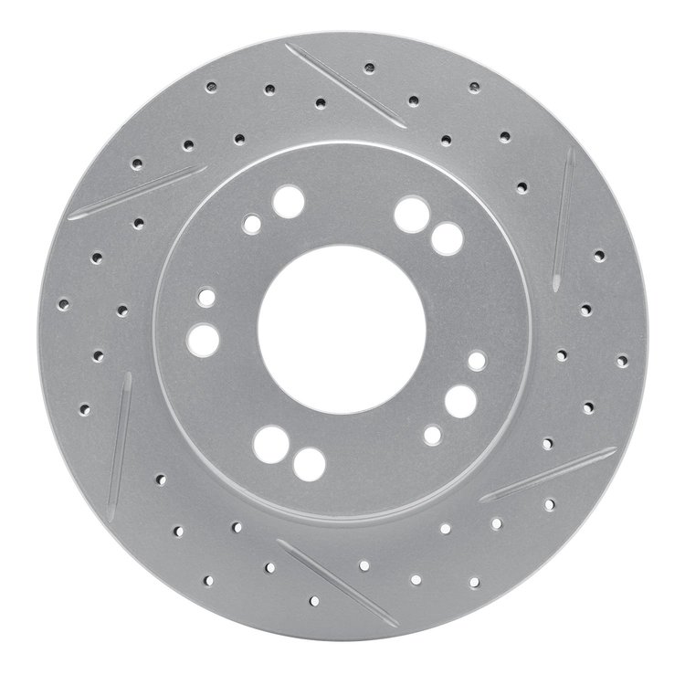 830-72023R Geoperformance Drilled/Slotted Brake Rotor, 1990-2005 Multiple Makes/Models, Position: Front Right