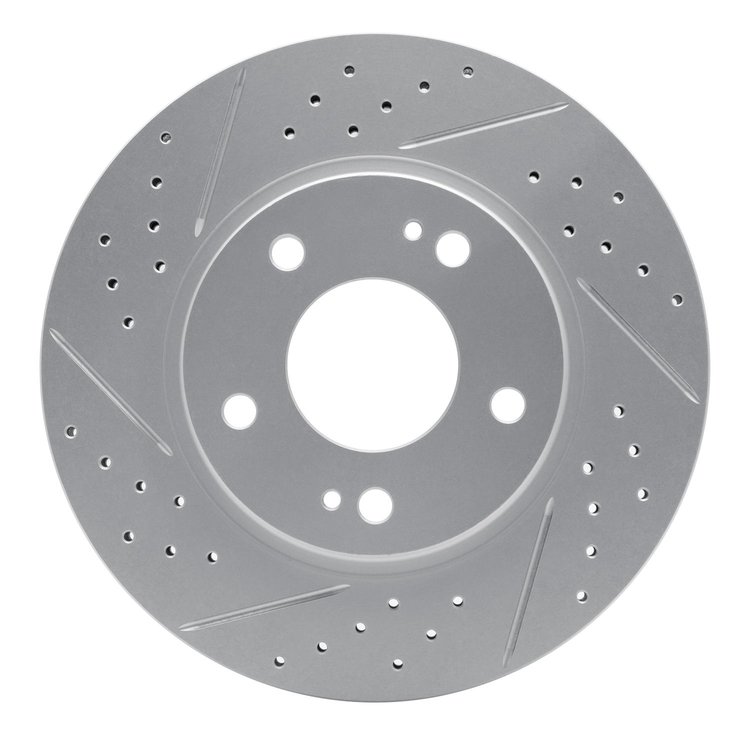 830-72034L Geoperformance Drilled/Slotted Brake Rotor, 2000-2012 Multiple Makes/Models, Position: Front Left