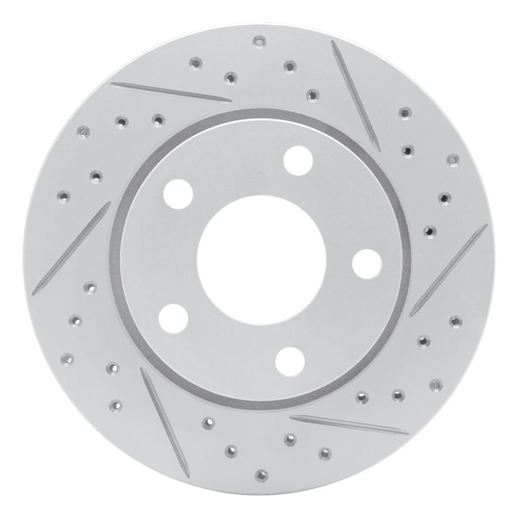 830-73024R Geoperformance Drilled/Slotted Brake Rotor, 2000-2002 Audi/Volkswagen, Position: Rear Right